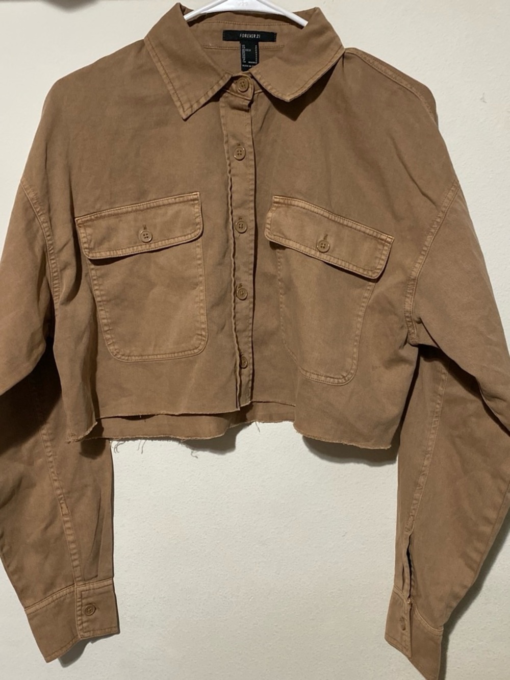 Forever 21 Cropped Button Down